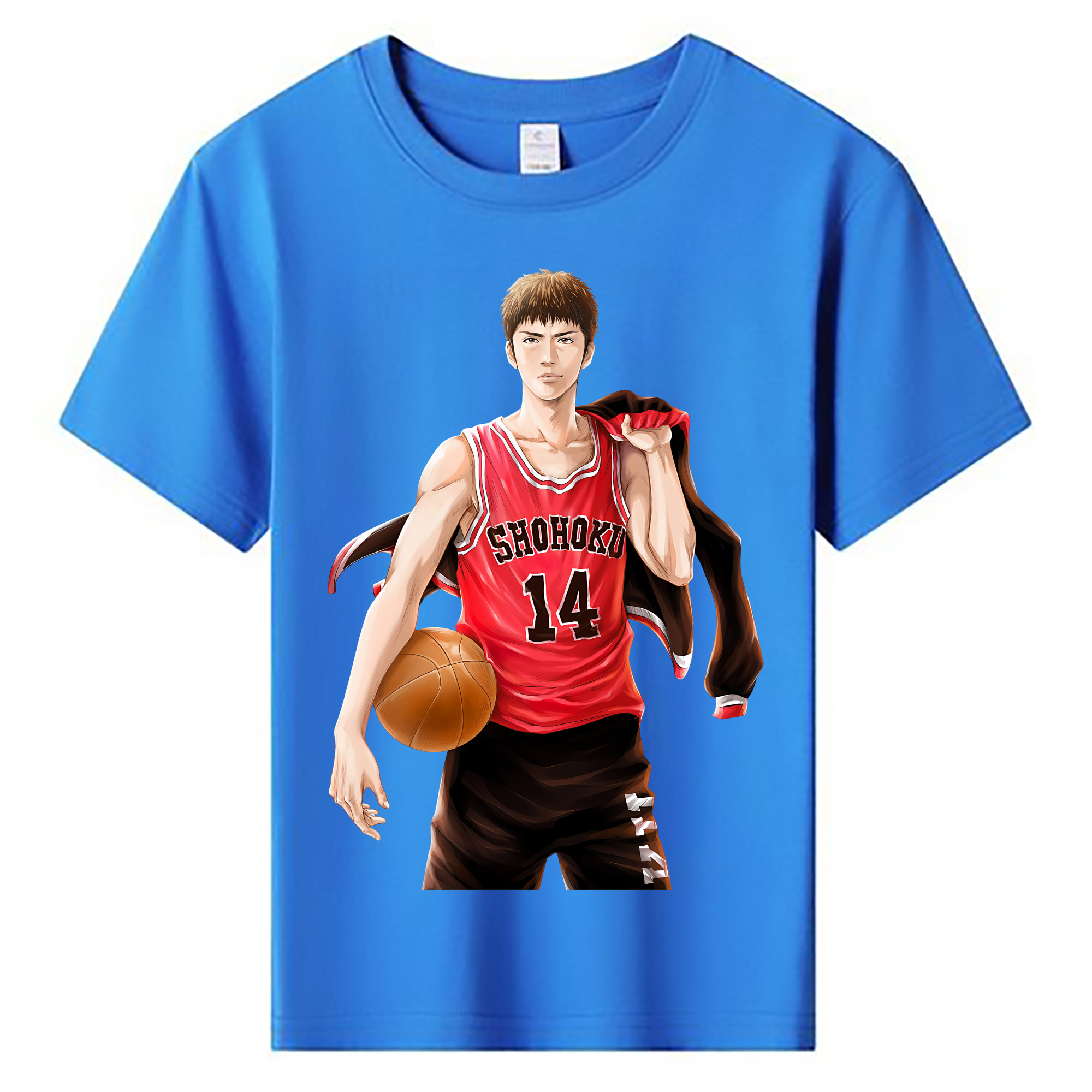 （画像用） SLAM DUNK／スラムダンク 綿100％キッズTシャツ（フロントプリント）